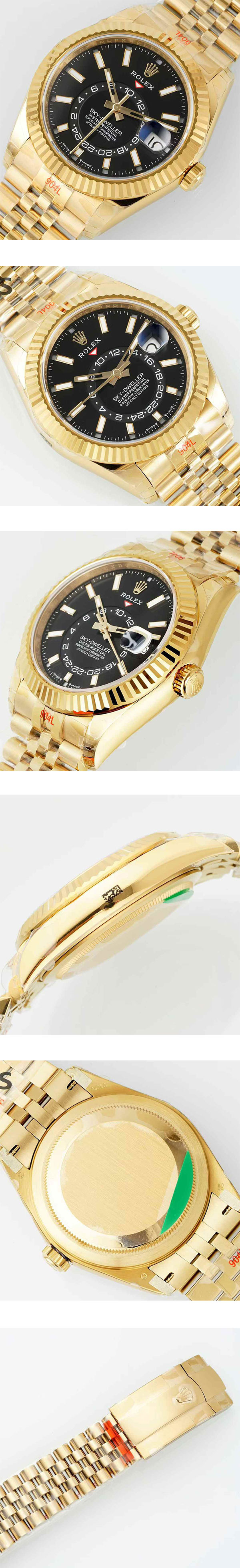 【TW製 9002搭載】M336938-0005 スカイドゥエラー スーパーコピー時計 42mm ブラック